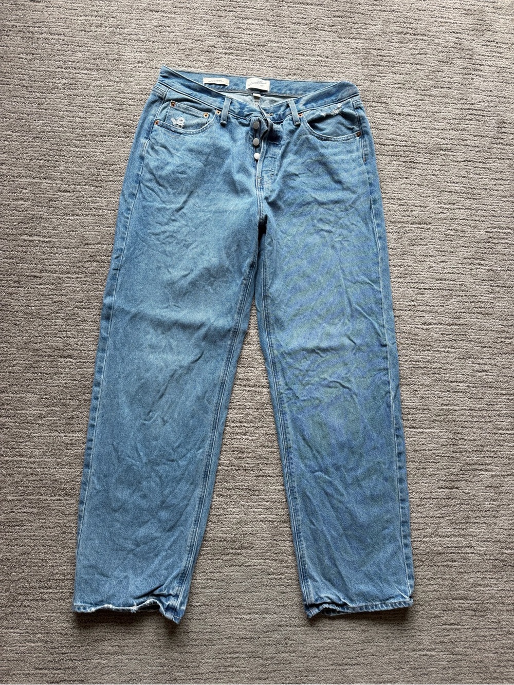 Universal Thread Women’s Mid Rise 90s Baggy Jeans, Size 12